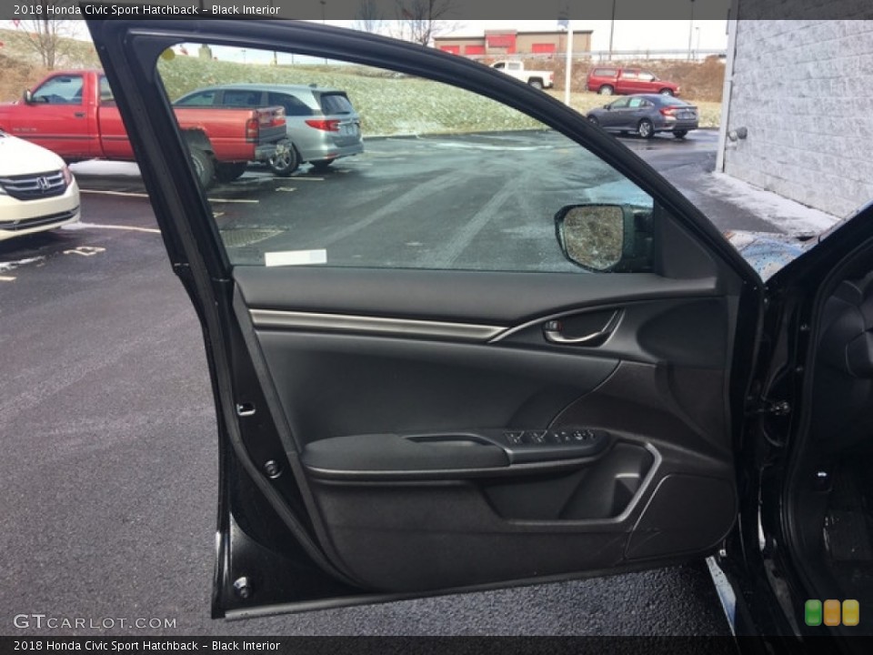 Black Interior Door Panel for the 2018 Honda Civic Sport Hatchback #125717268