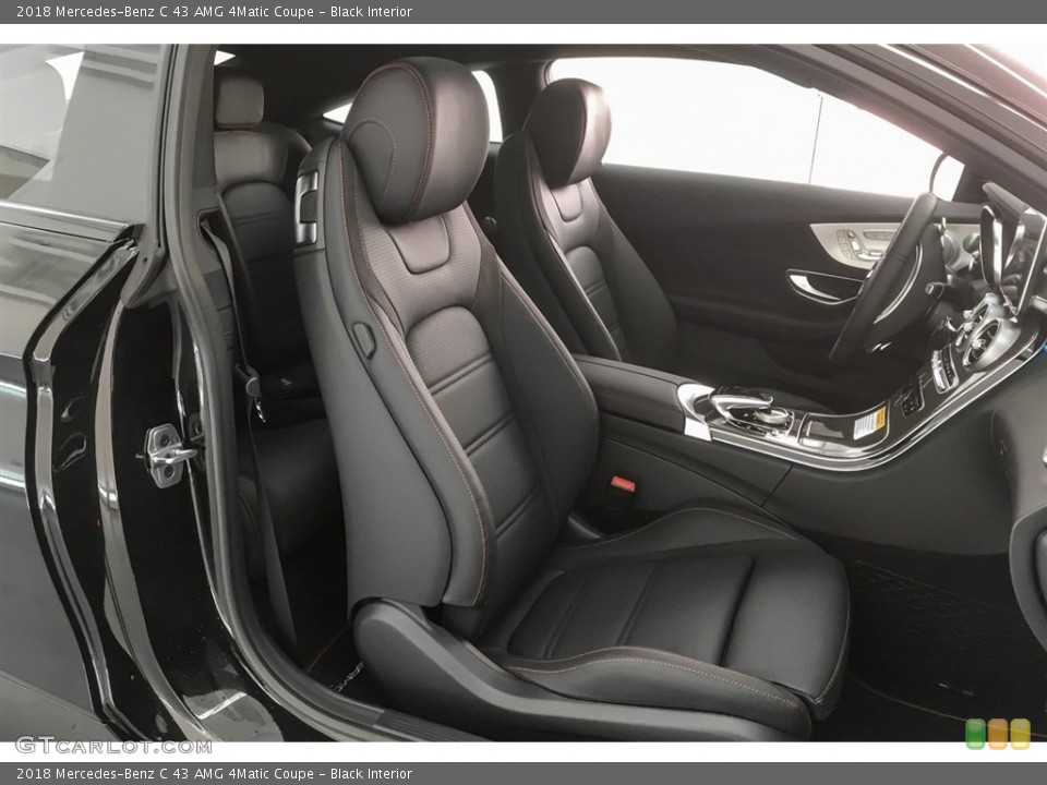 Black Interior Front Seat for the 2018 Mercedes-Benz C 43 AMG 4Matic Coupe #125718915