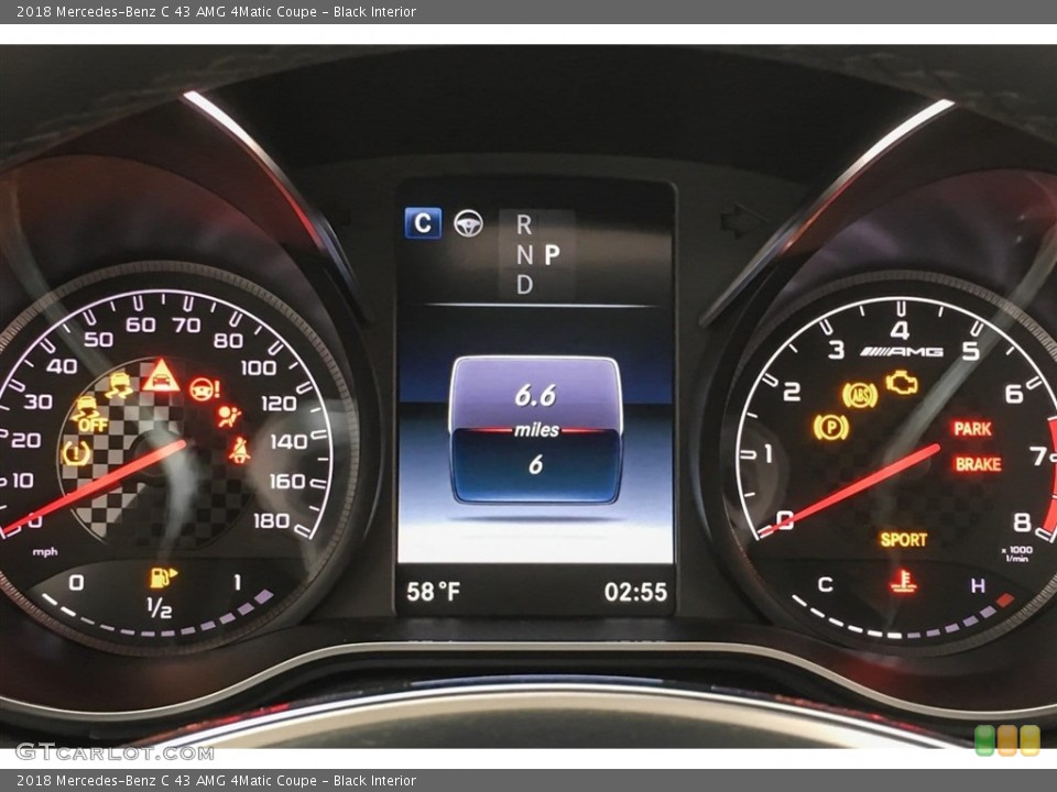 Black Interior Gauges for the 2018 Mercedes-Benz C 43 AMG 4Matic Coupe #125719695