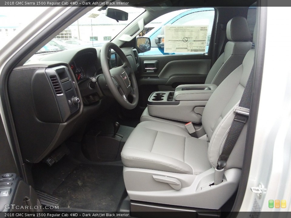 Dark Ash/Jet Black Interior Front Seat for the 2018 GMC Sierra 1500 Regular Cab 4WD #125723355