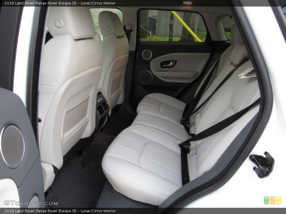 Lunar/Cirrus Interior Rear Seat for the 2018 Land Rover Range Rover Evoque SE #125730189