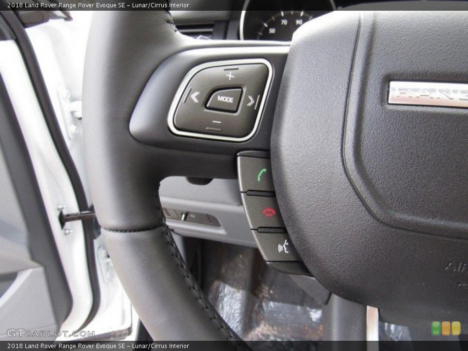 Lunar/Cirrus Interior Controls for the 2018 Land Rover Range Rover Evoque SE #125730498