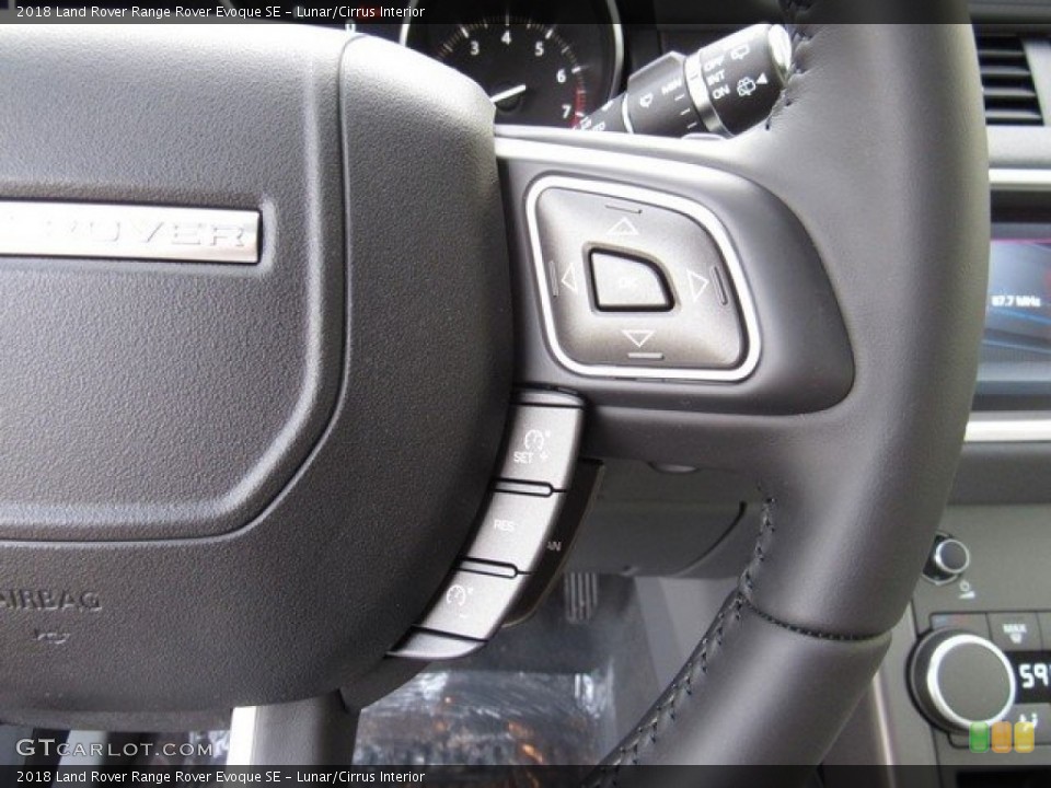 Lunar/Cirrus Interior Controls for the 2018 Land Rover Range Rover Evoque SE #125730519