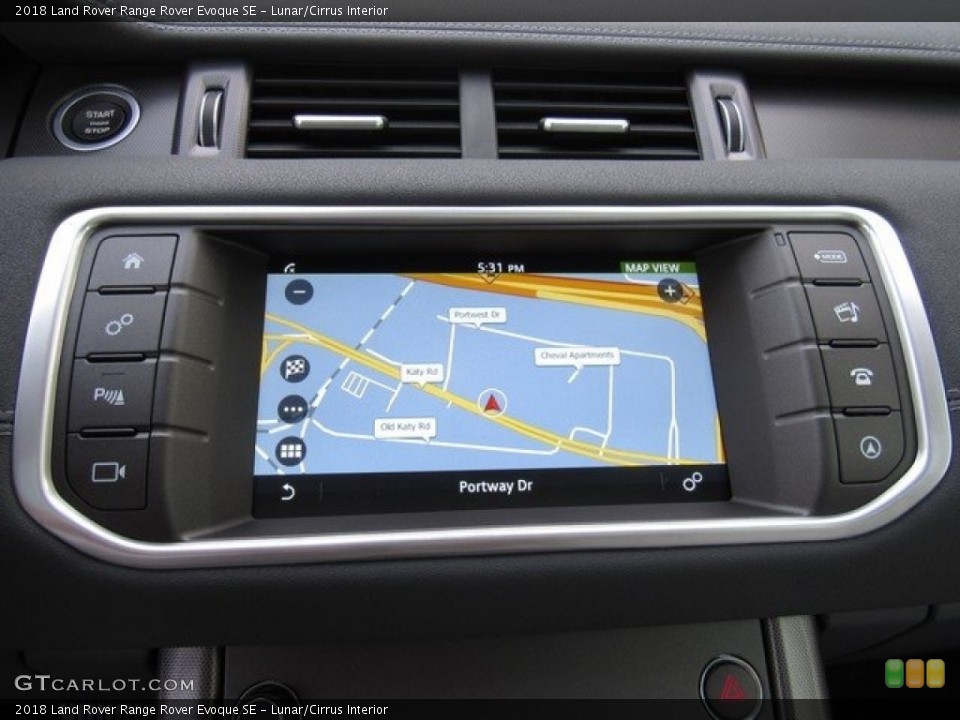Lunar/Cirrus Interior Navigation for the 2018 Land Rover Range Rover Evoque SE #125730579