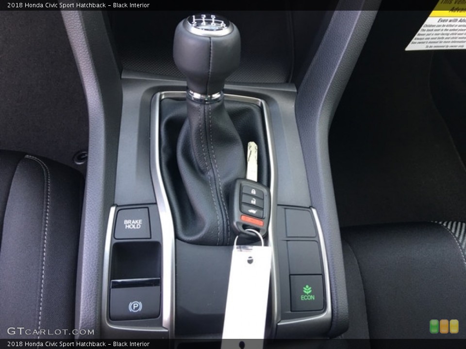 Black Interior Transmission for the 2018 Honda Civic Sport Hatchback #125735937