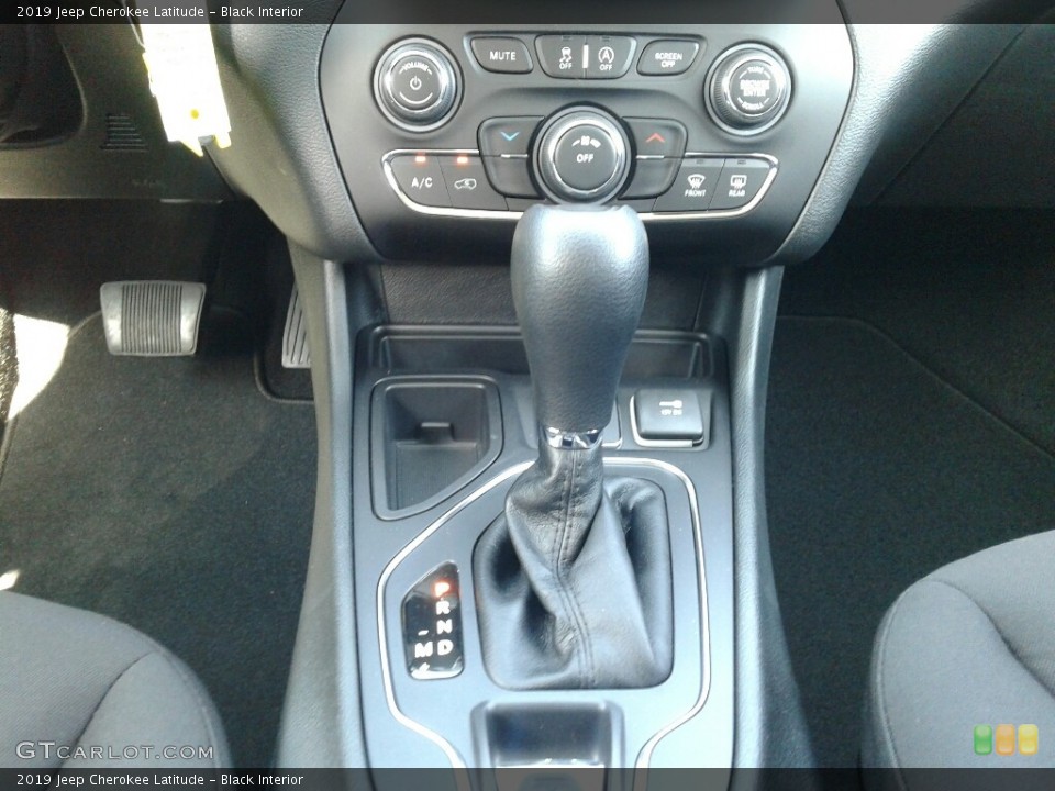 Black Interior Controls for the 2019 Jeep Cherokee Latitude #125737983