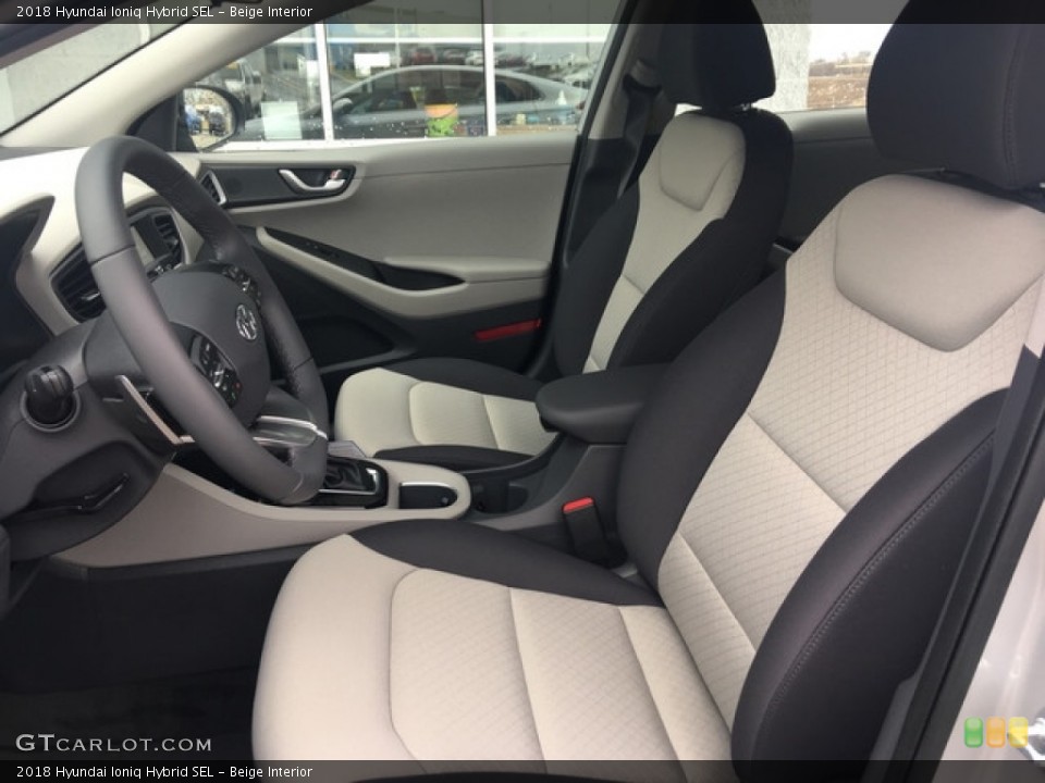 Beige Interior Photo for the 2018 Hyundai Ioniq Hybrid SEL #125741574