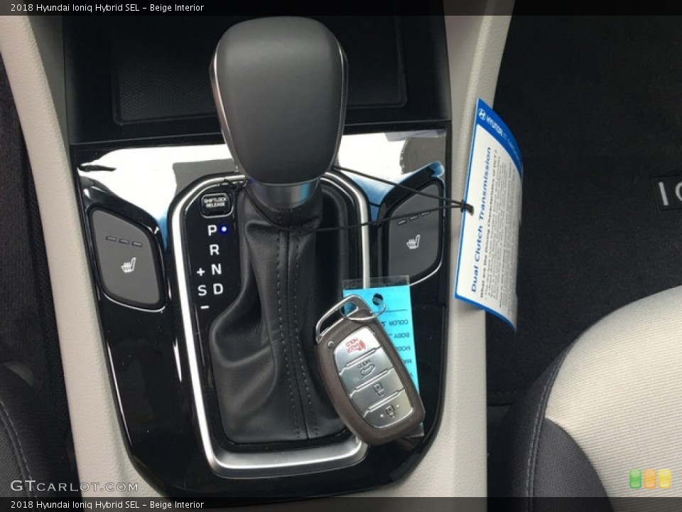 Beige Interior Transmission for the 2018 Hyundai Ioniq Hybrid SEL #125741736
