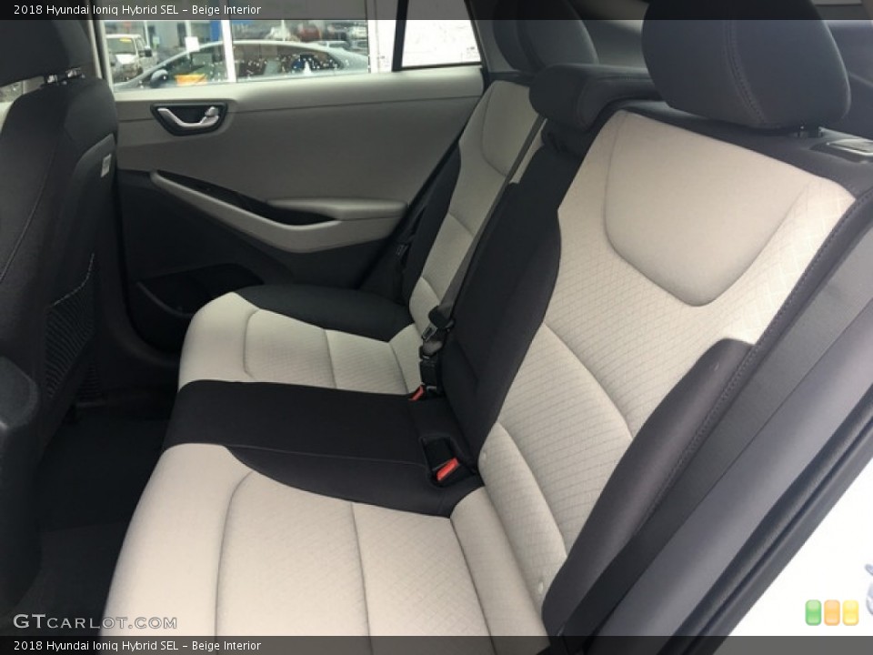 Beige 2018 Hyundai Ioniq Hybrid Interiors