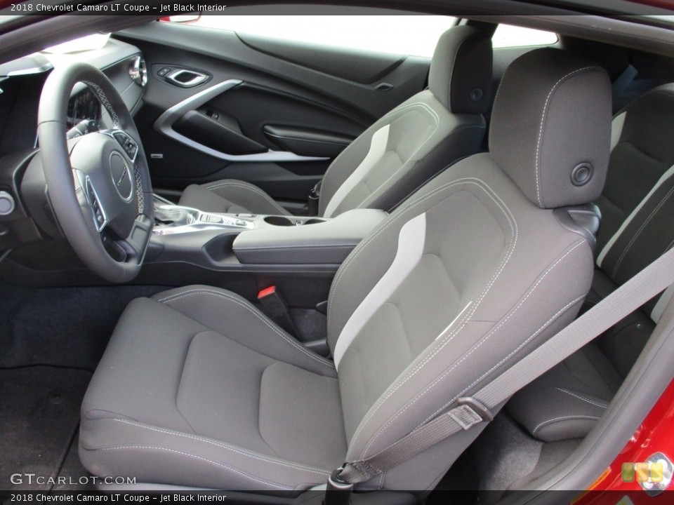 Jet Black Interior Front Seat for the 2018 Chevrolet Camaro LT Coupe #125741853