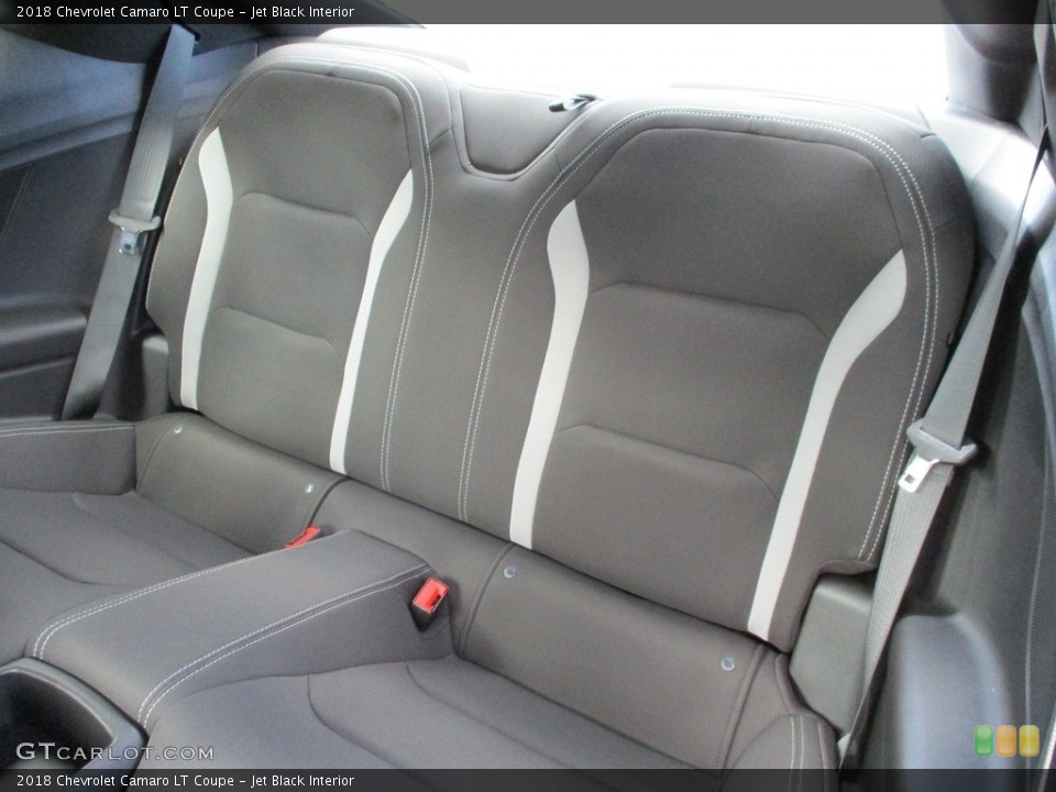 Jet Black Interior Rear Seat for the 2018 Chevrolet Camaro LT Coupe #125741877