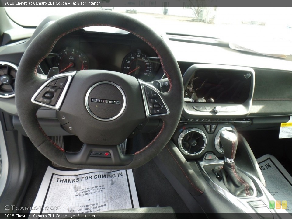 Jet Black Interior Dashboard for the 2018 Chevrolet Camaro ZL1 Coupe #125746602