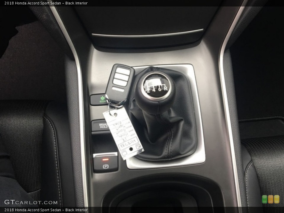 Black Interior Transmission for the 2018 Honda Accord Sport Sedan #125749023