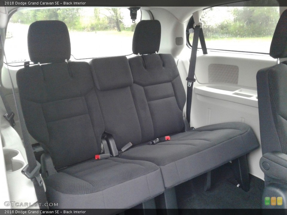 Black Interior Rear Seat for the 2018 Dodge Grand Caravan SE #125766232