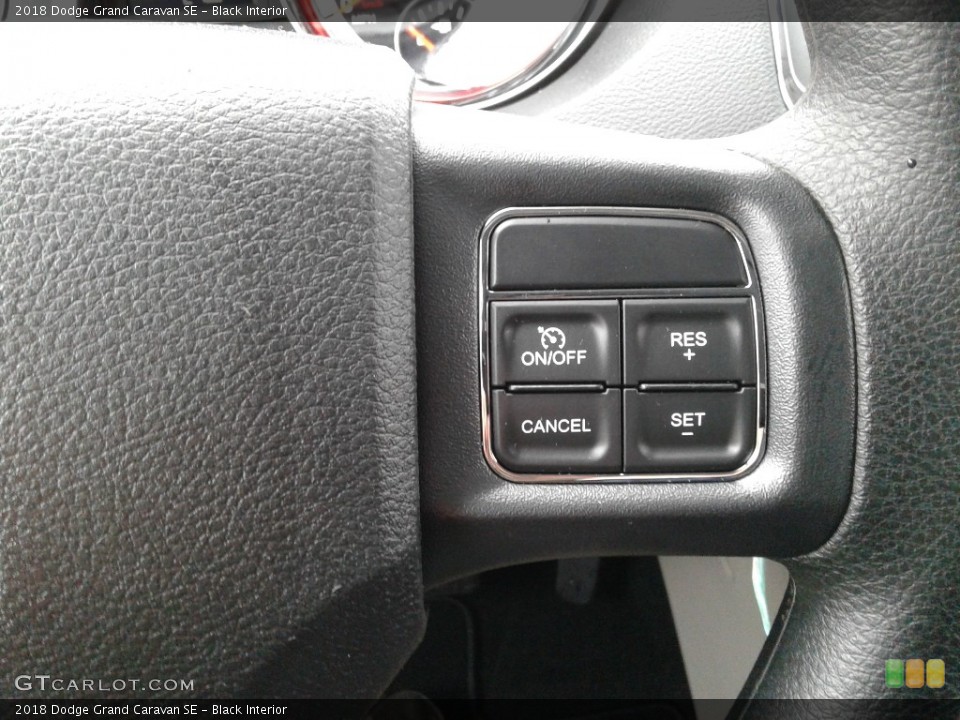 Black Interior Steering Wheel for the 2018 Dodge Grand Caravan SE #125766382