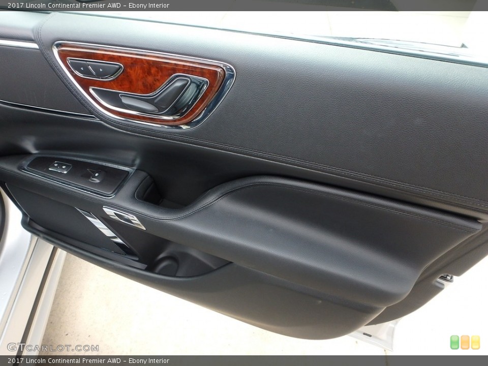 Ebony Interior Door Panel for the 2017 Lincoln Continental Premier AWD #125775823