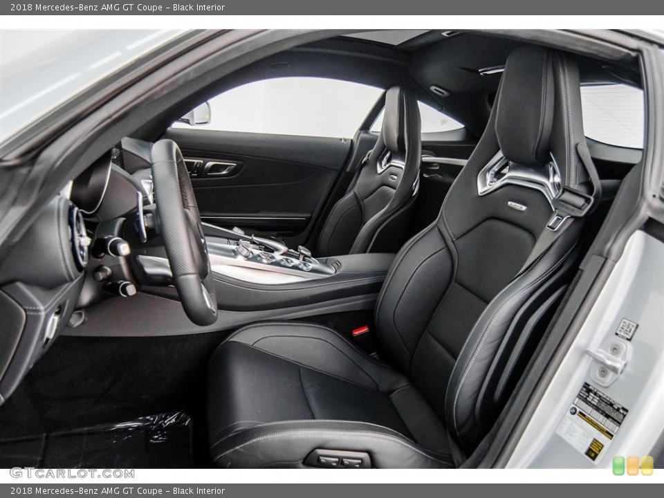 Black Interior Front Seat for the 2018 Mercedes-Benz AMG GT Coupe #125833400