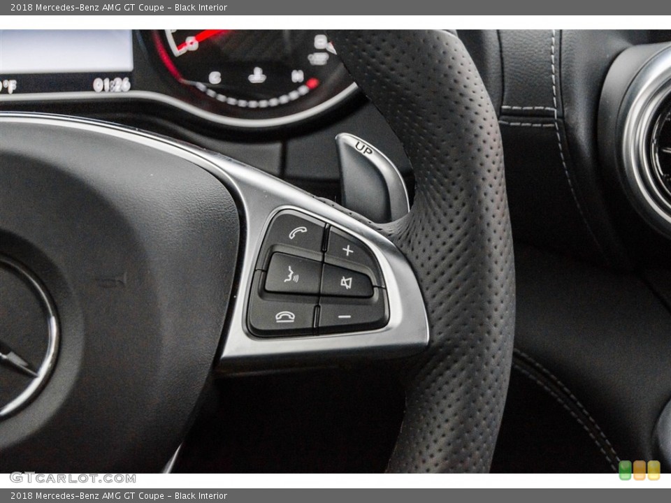 Black Interior Controls for the 2018 Mercedes-Benz AMG GT Coupe #125833451
