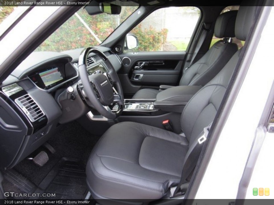 Ebony Interior Photo for the 2018 Land Rover Range Rover HSE #125840344