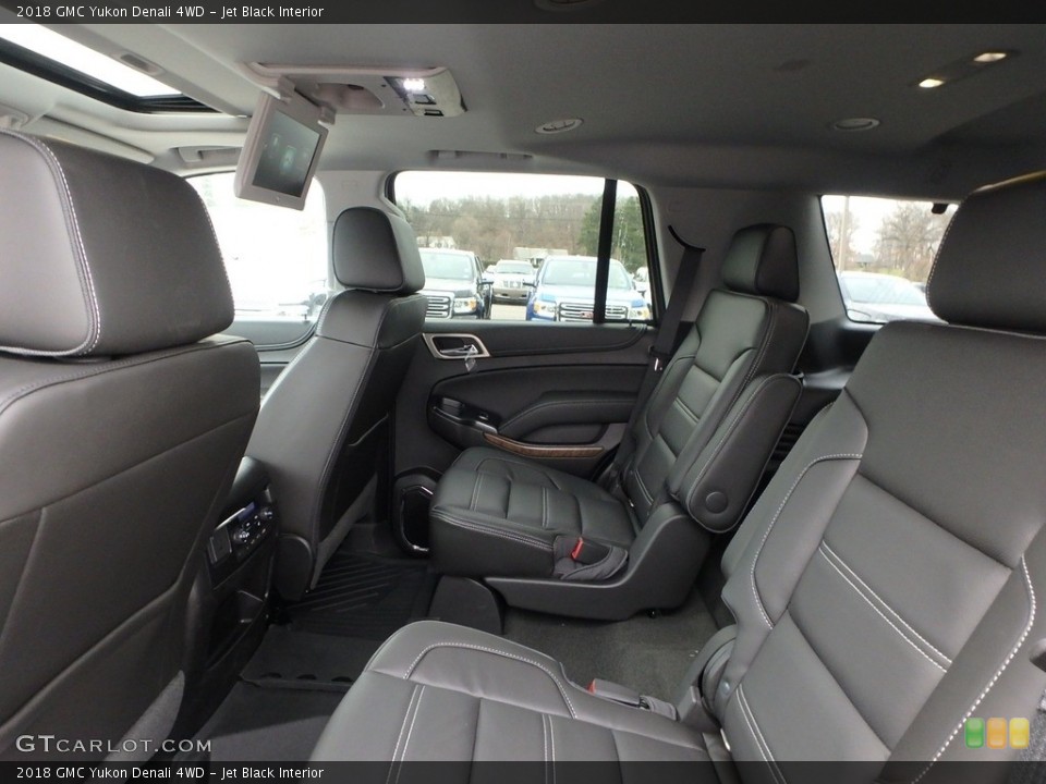 Jet Black Interior Rear Seat for the 2018 GMC Yukon Denali 4WD #125840411