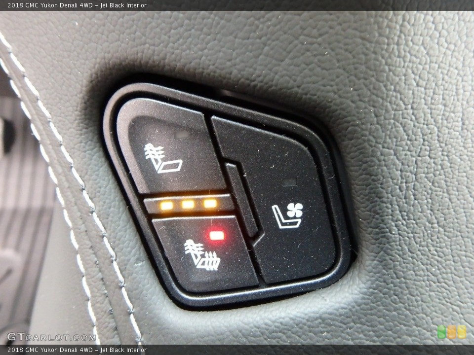 Jet Black Interior Controls for the 2018 GMC Yukon Denali 4WD #125840615