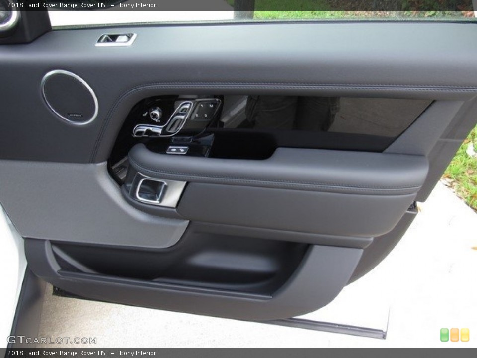 Ebony Interior Door Panel for the 2018 Land Rover Range Rover HSE #125840647
