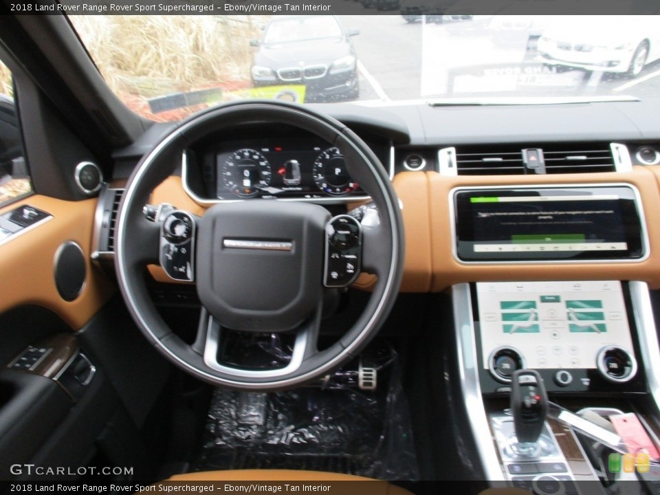 Ebony/Vintage Tan Interior Dashboard for the 2018 Land Rover Range Rover Sport Supercharged #125840660