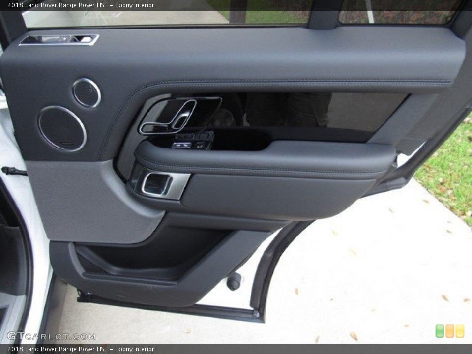 Ebony Interior Door Panel for the 2018 Land Rover Range Rover HSE #125840678