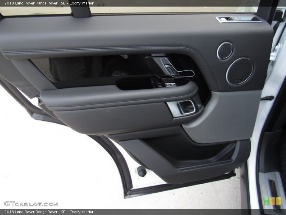 Ebony Interior Door Panel for the 2018 Land Rover Range Rover HSE #125840735