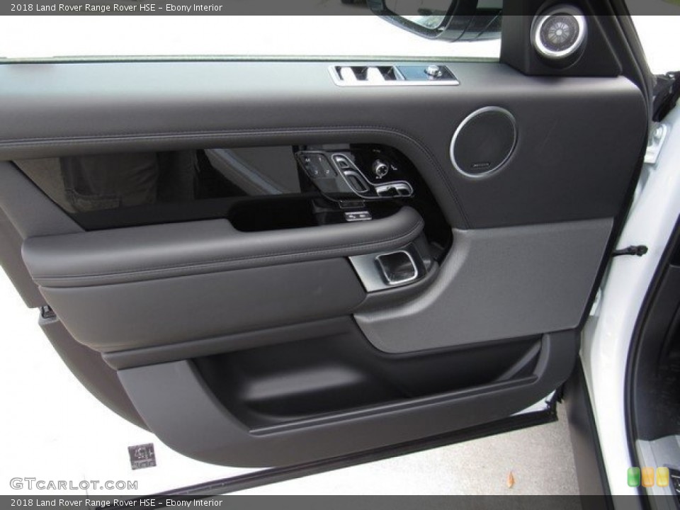 Ebony Interior Door Panel for the 2018 Land Rover Range Rover HSE #125840756