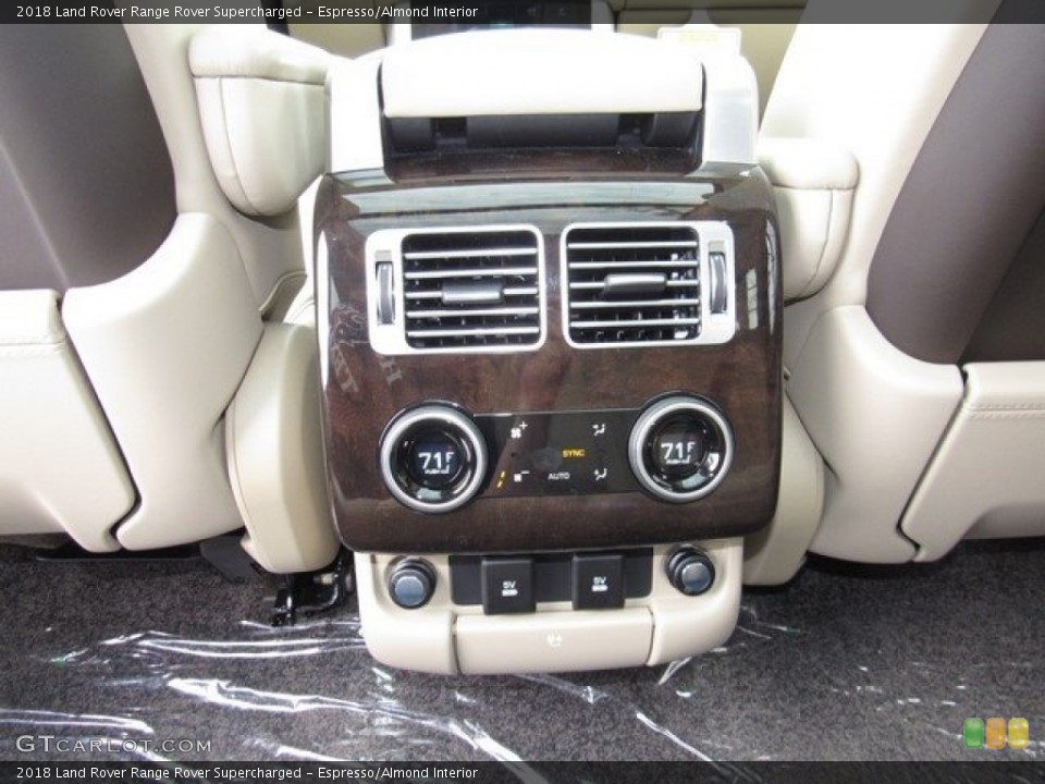 Espresso/Almond Interior Controls for the 2018 Land Rover Range Rover Supercharged #125841338