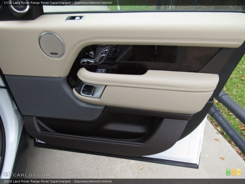 Espresso/Almond Interior Door Panel for the 2018 Land Rover Range Rover Supercharged #125841395