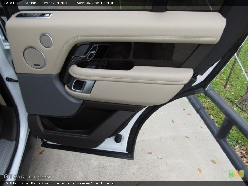 Espresso/Almond Interior Door Panel for the 2018 Land Rover Range Rover Supercharged #125841437