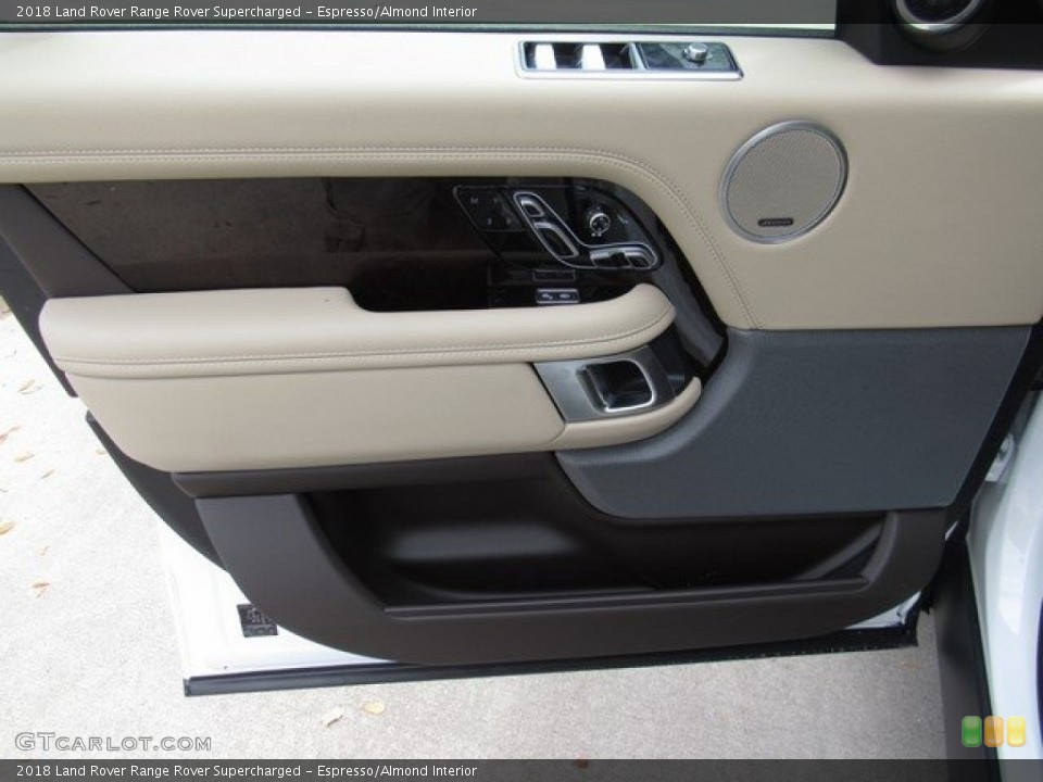 Espresso/Almond Interior Door Panel for the 2018 Land Rover Range Rover Supercharged #125841518