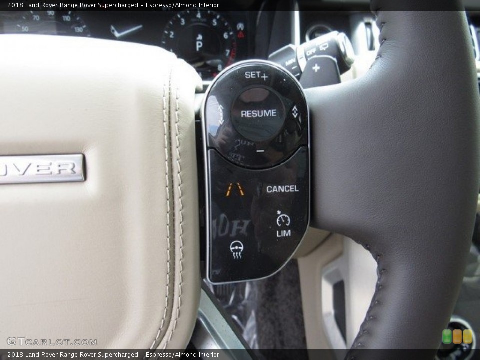 Espresso/Almond Interior Controls for the 2018 Land Rover Range Rover Supercharged #125841605