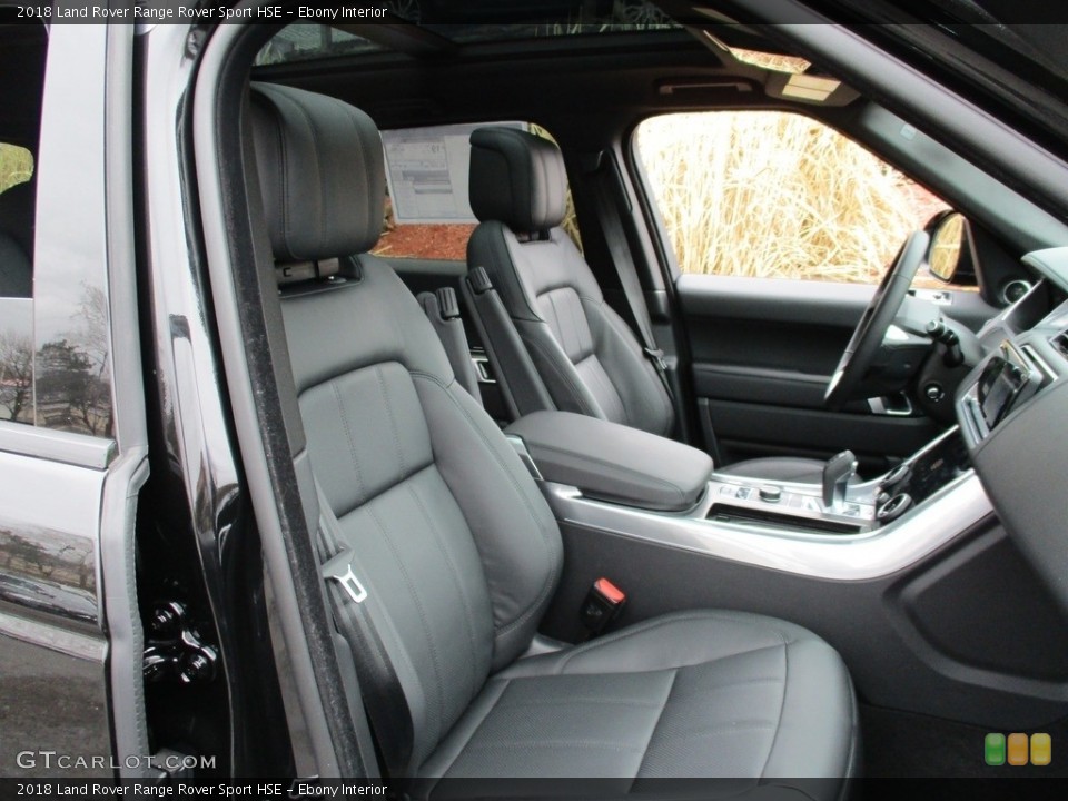 Ebony Interior Photo for the 2018 Land Rover Range Rover Sport HSE #125841734