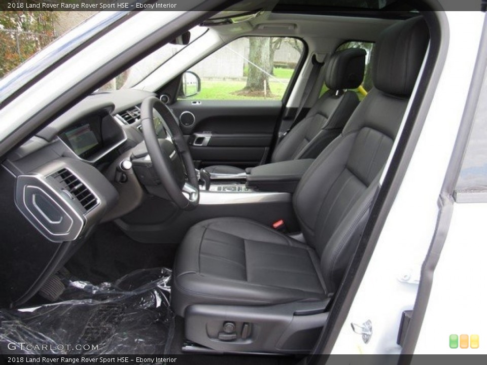 Ebony Interior Photo for the 2018 Land Rover Range Rover Sport HSE #125845715