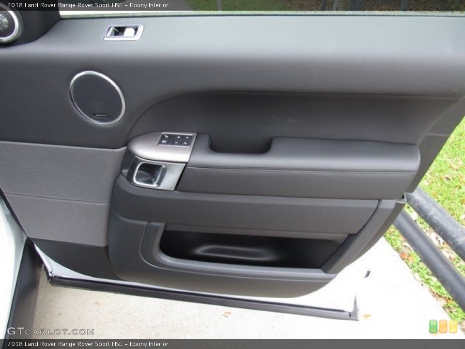 Ebony Interior Door Panel for the 2018 Land Rover Range Rover Sport HSE #125846045