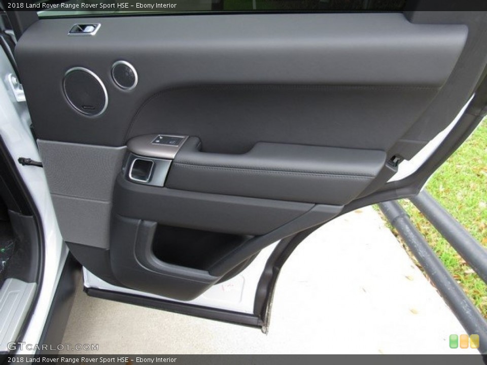 Ebony Interior Door Panel for the 2018 Land Rover Range Rover Sport HSE #125846063