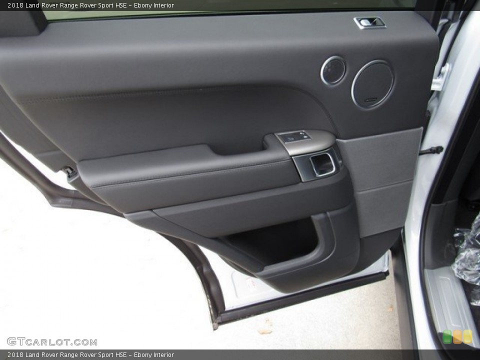 Ebony Interior Door Panel for the 2018 Land Rover Range Rover Sport HSE #125846075