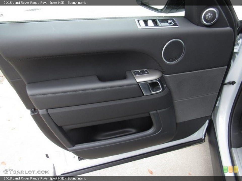 Ebony Interior Door Panel for the 2018 Land Rover Range Rover Sport HSE #125846093