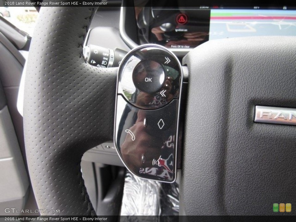 Ebony Interior Controls for the 2018 Land Rover Range Rover Sport HSE #125846180