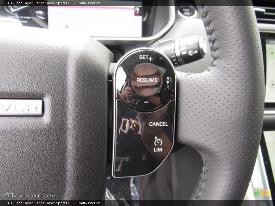 Ebony Interior Controls for the 2018 Land Rover Range Rover Sport HSE #125846201