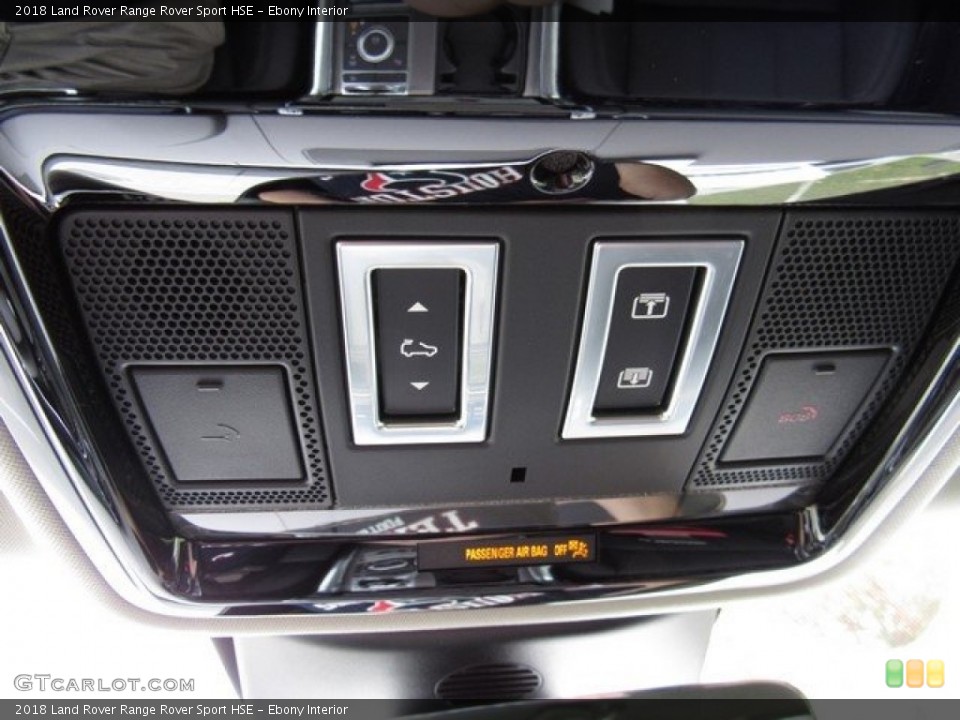 Ebony Interior Controls for the 2018 Land Rover Range Rover Sport HSE #125846336