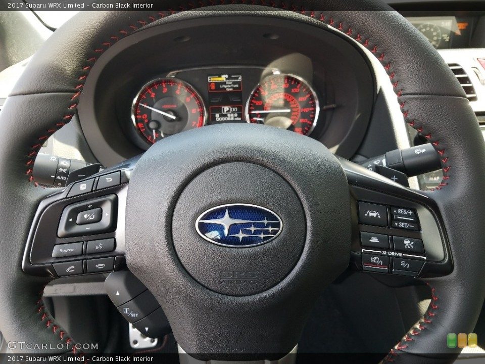 Carbon Black Interior Steering Wheel for the 2017 Subaru WRX Limited #125848181