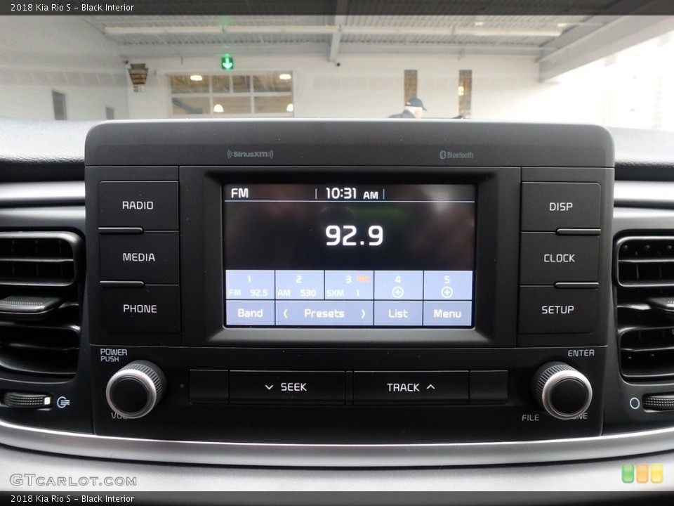 Black Interior Audio System for the 2018 Kia Rio S #125854136