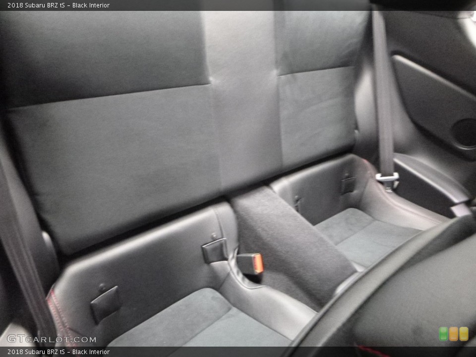 Black Interior Rear Seat for the 2018 Subaru BRZ tS #125880718