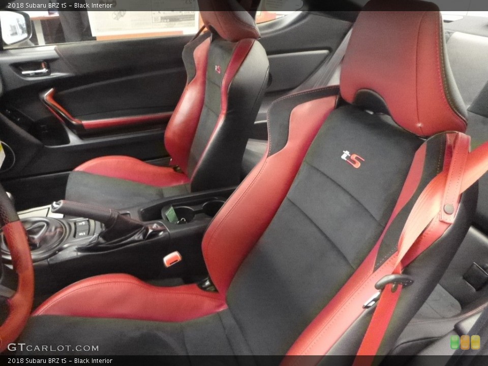Black Interior Front Seat for the 2018 Subaru BRZ tS #125880760