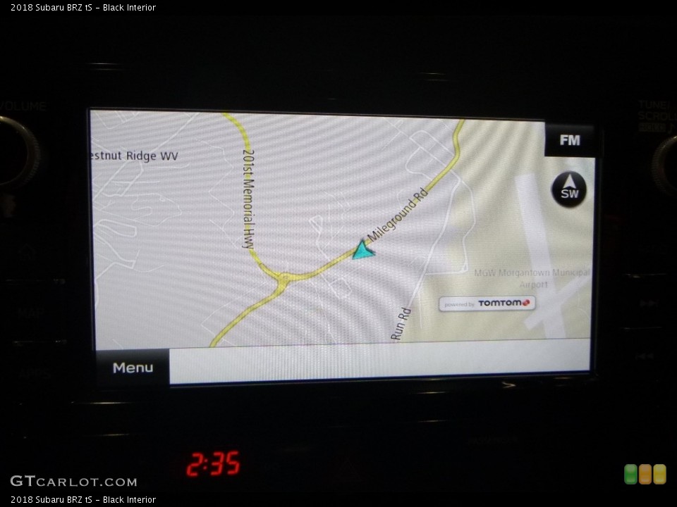 Black Interior Navigation for the 2018 Subaru BRZ tS #125880841