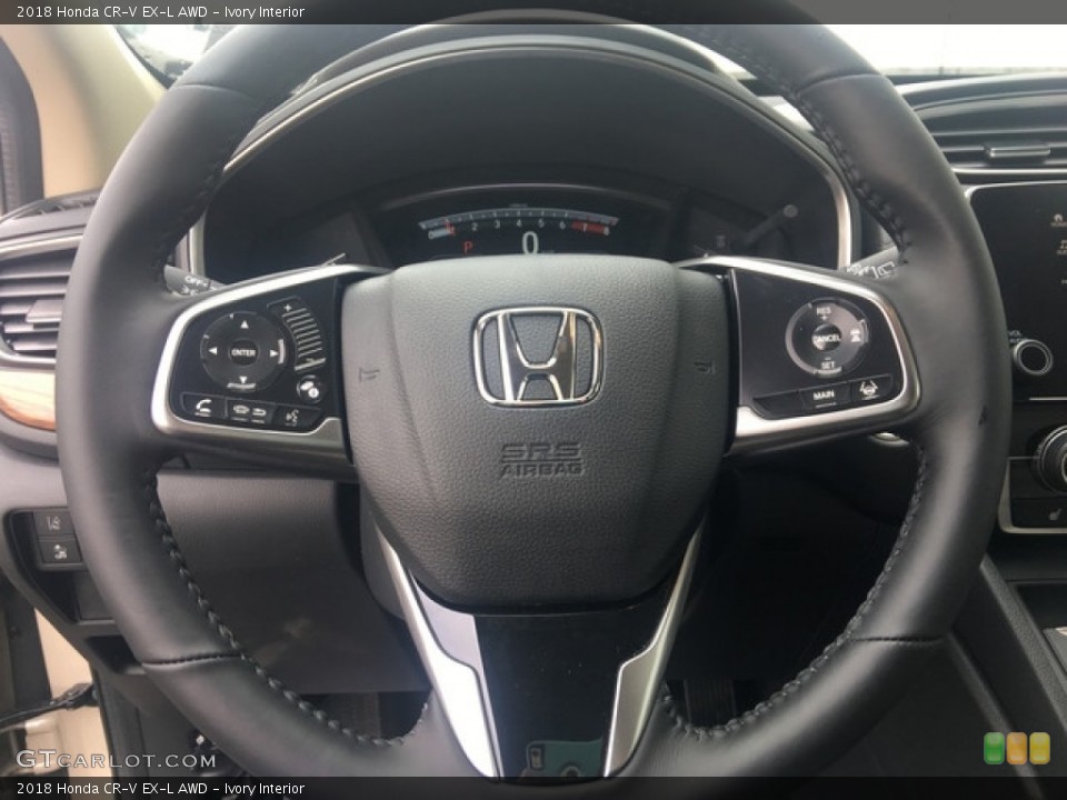 Ivory Interior Steering Wheel for the 2018 Honda CR-V EX-L AWD #125882299